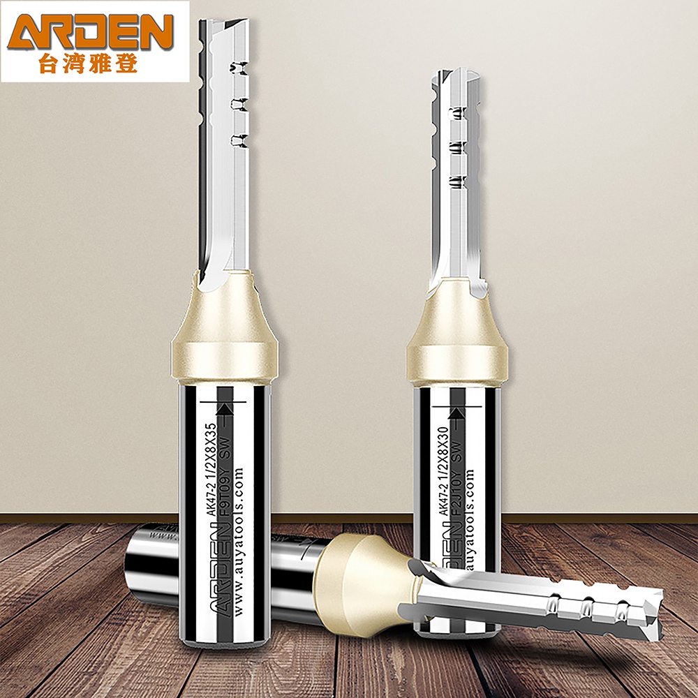 End Mill - Arden-broca enrutadora recta TCT de 3