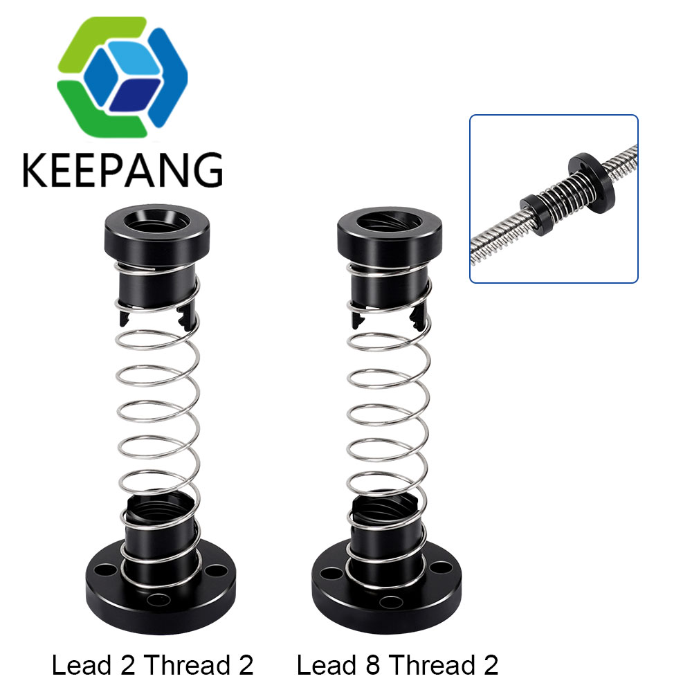 Lead Screw 8Mm - Tuercas Anti retroceso POM T8 para