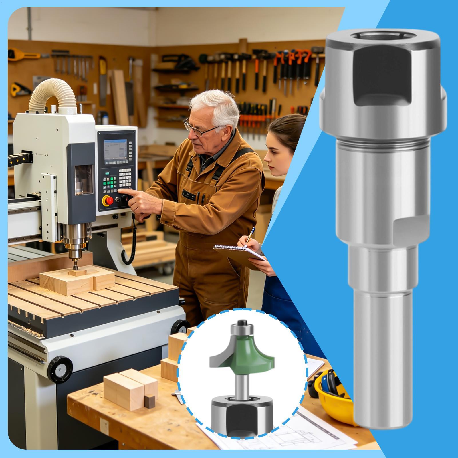 End Mill - Extensor de broca de router con
