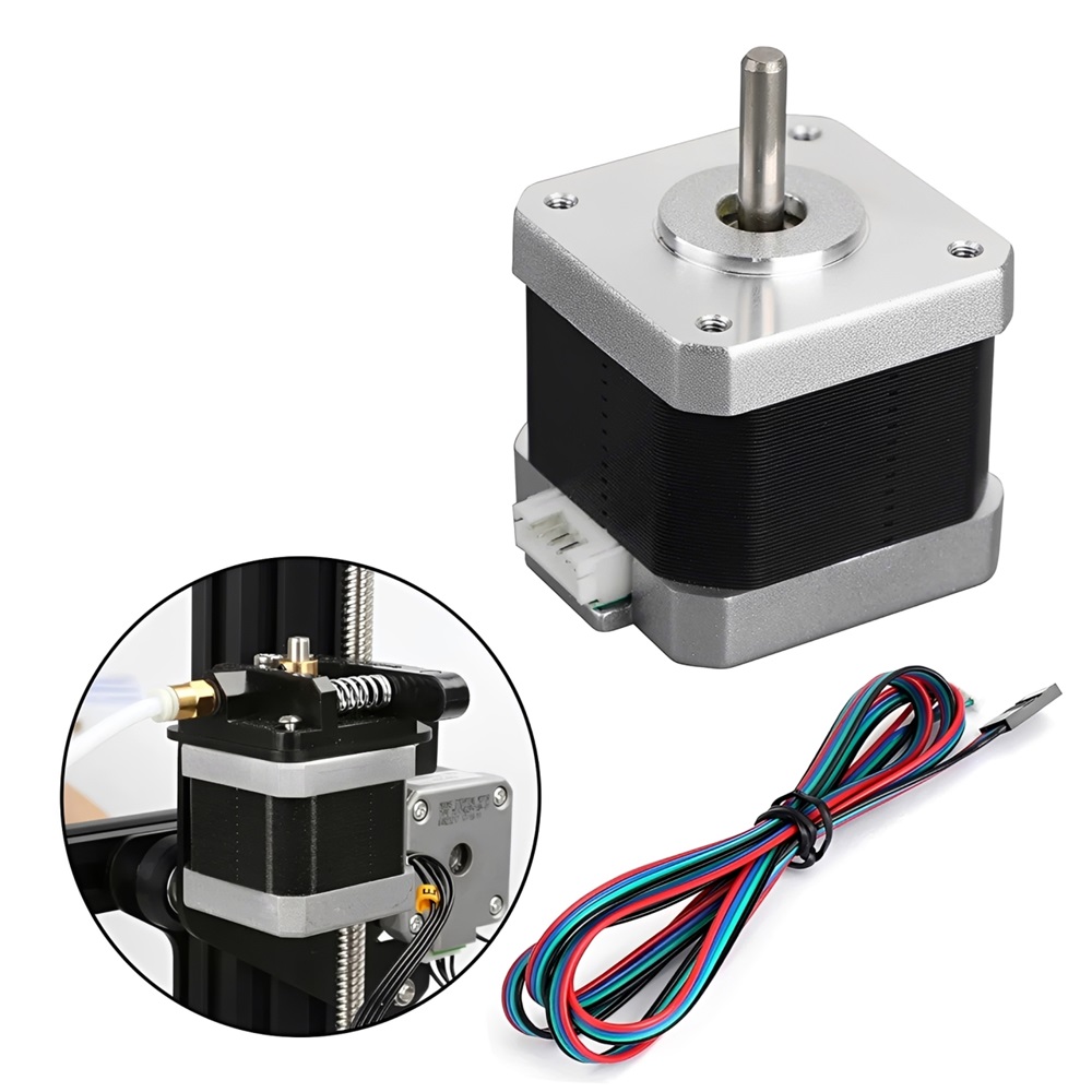 Motor paso a paso Nema 17 de 4 - Stepper Motor Nema17 reseña y precio