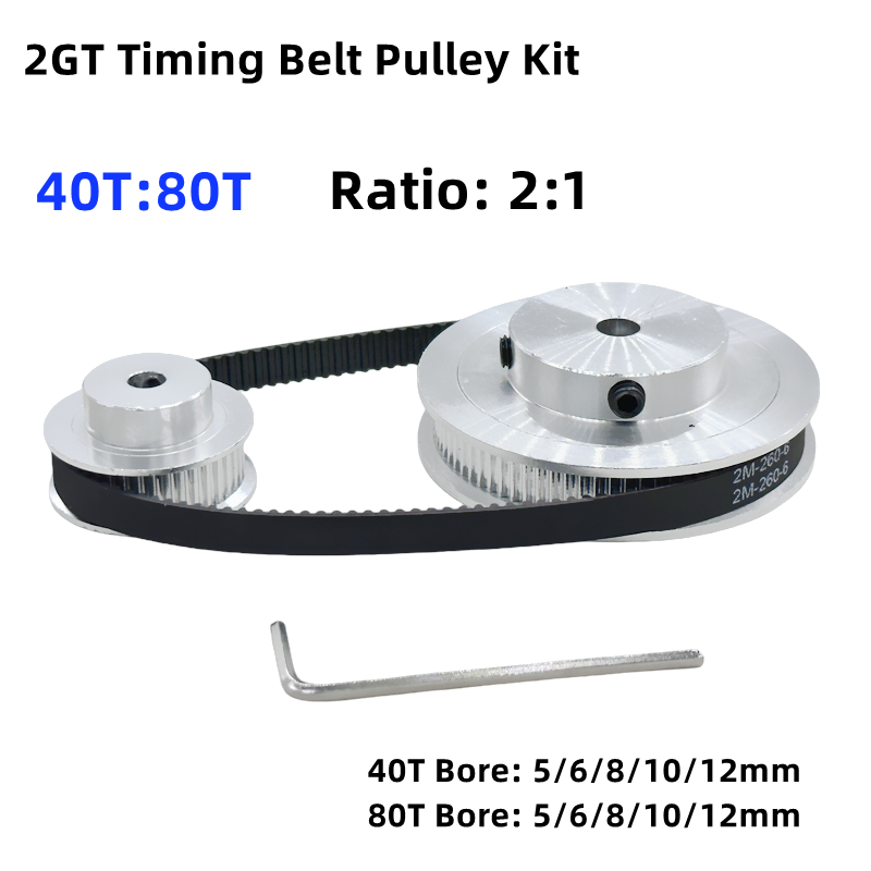 2GT 2M 80 dientes 40T GT2 40 d - Gt2 Belt reseña y precio
