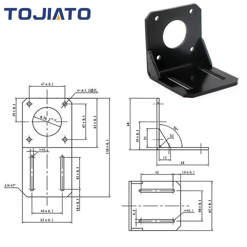 Base de montaje de Motor paso  - Stepper Motor Nema17 reseña y precio