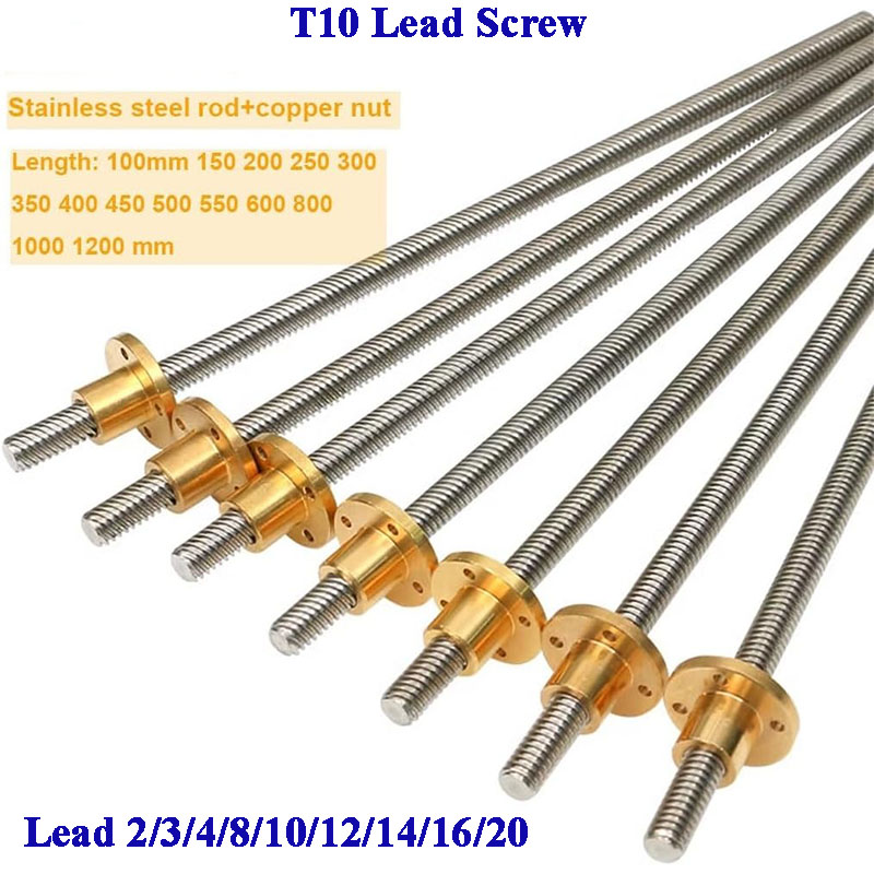 Tornillo de Avance T10 de Acer - Lead Screw 8Mm reseña y precio