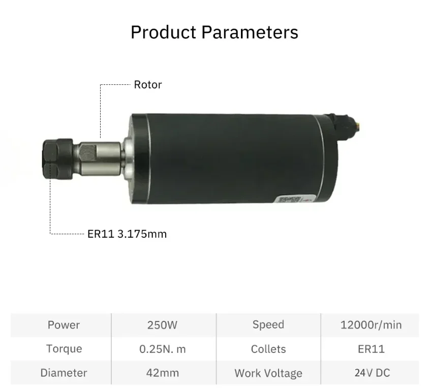 BLDC Motor de husillo sin esco - Water Cooled Spindle reseña y precio