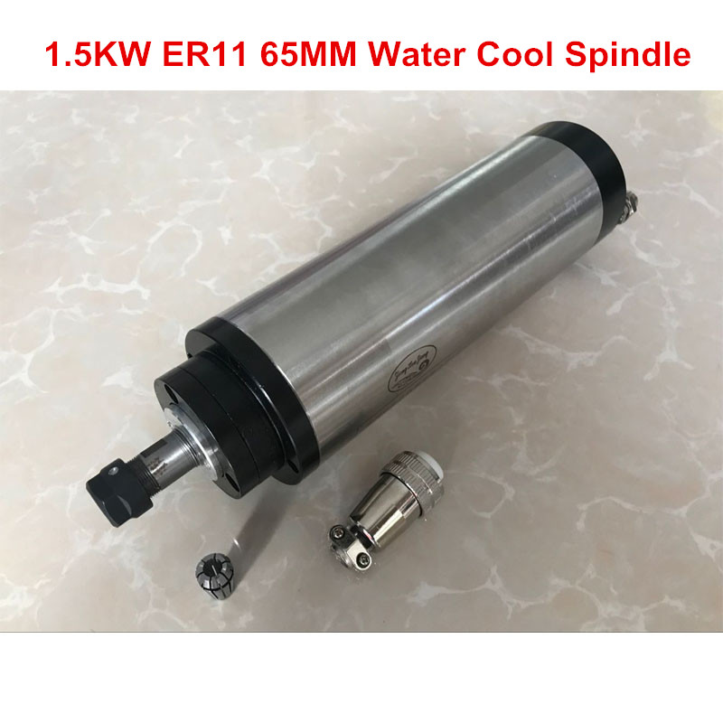 1.5KW 65mm 80MM ER11 ER16 moto - Water Cooled Spindle reseña y precio