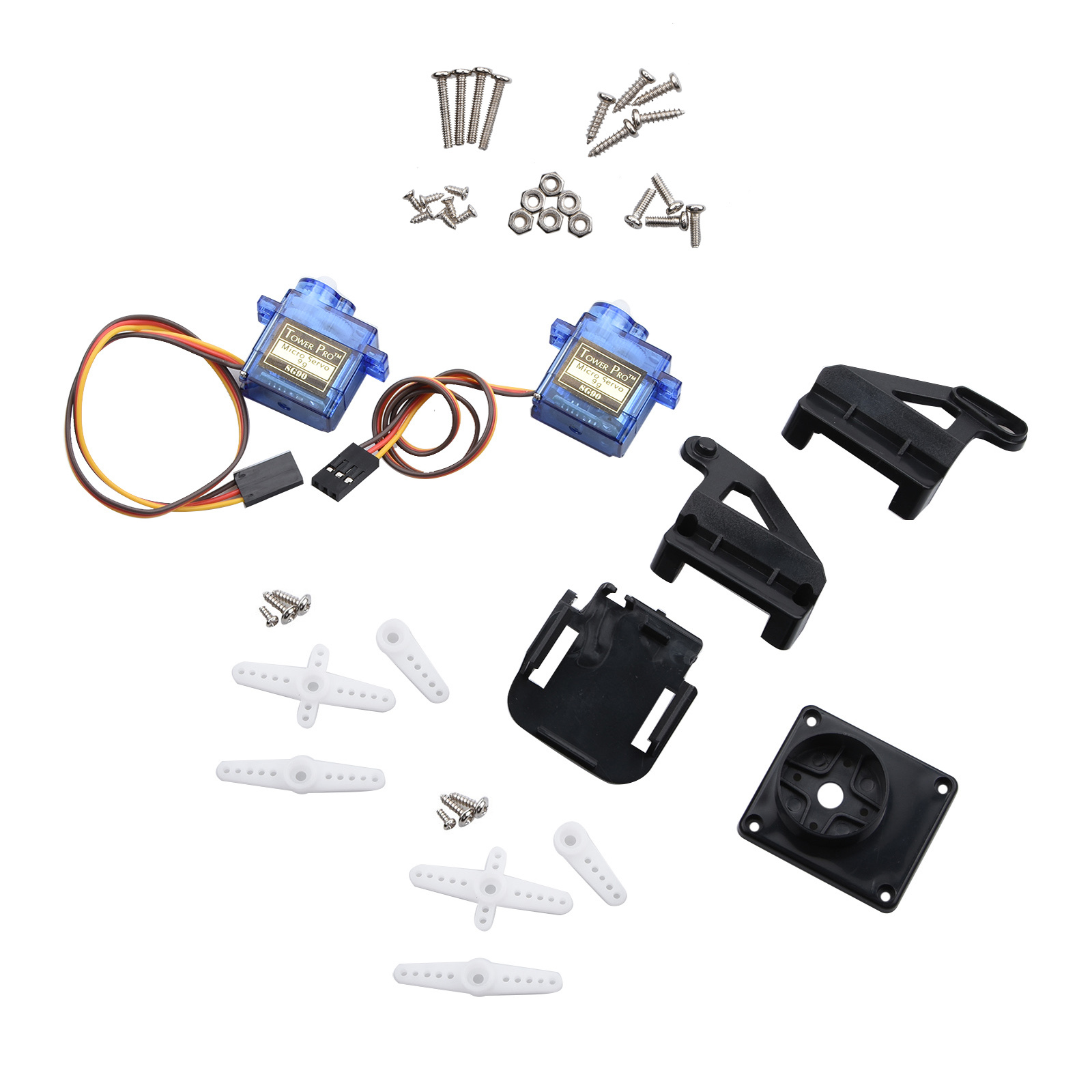 Plataforma de gimbal de doble  - Servo 9G reseña y precio